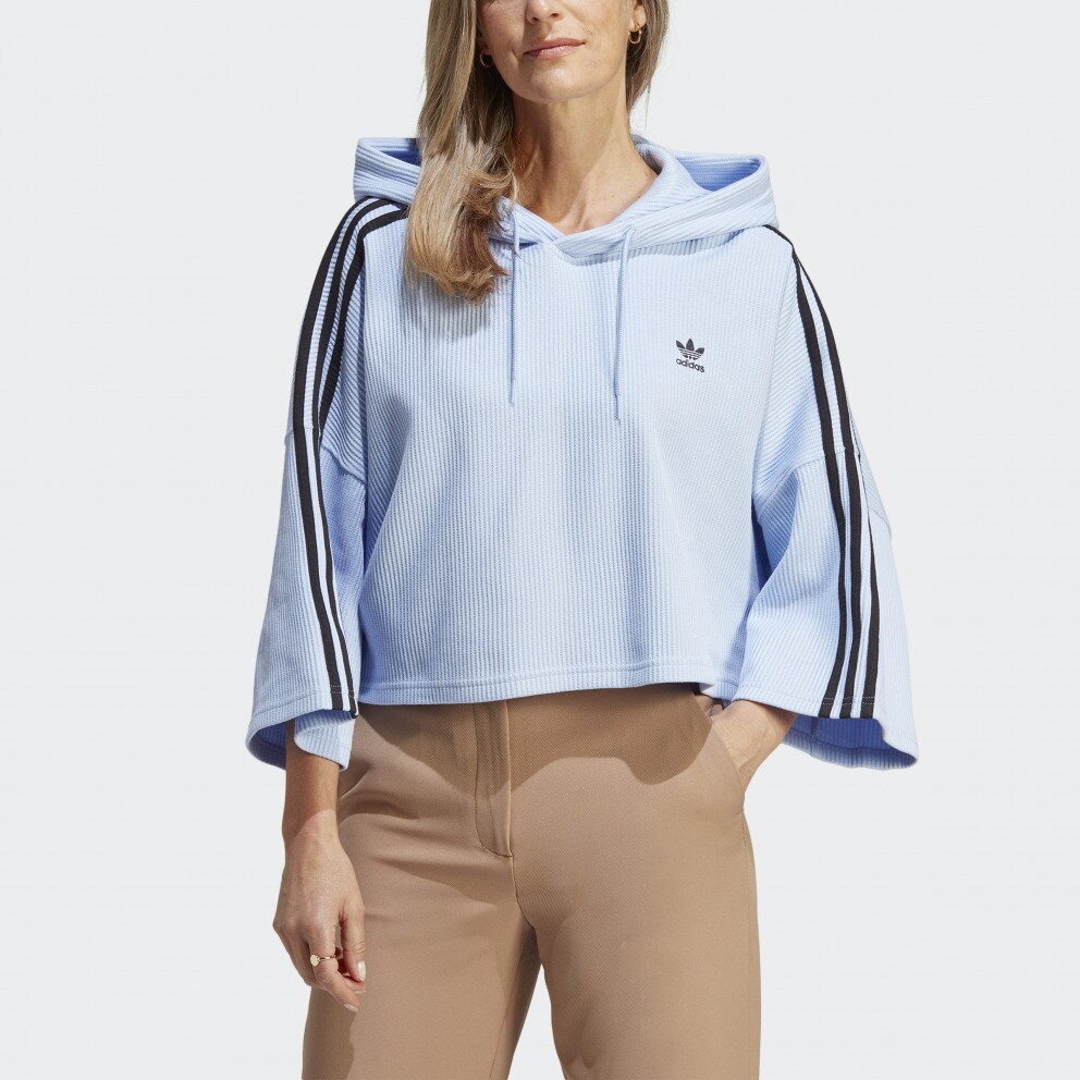 adidas Originals Γυναικεία Cropped Μπλούζα με Κουκούλα