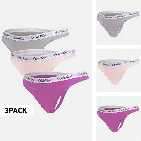 Calvin Klein Thong 3-Pack Women's Underwear