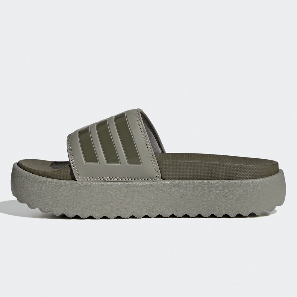 adidas Adilette Platform Women's Slides Khaki HQ6180