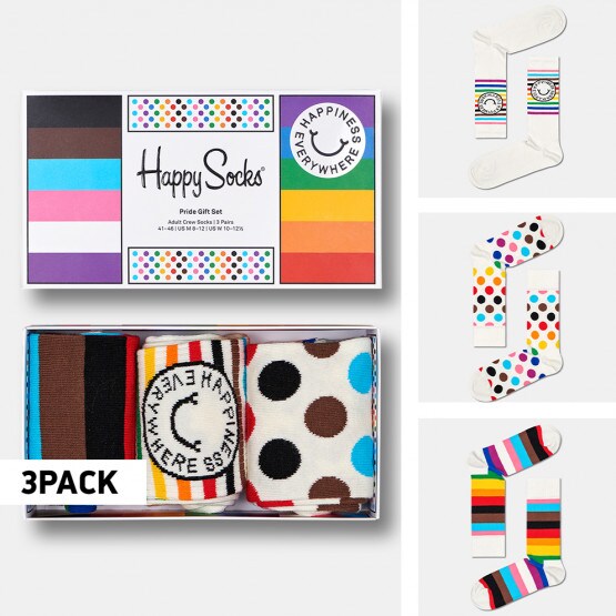 Happy Socks 3-Pack Pride Socks Gift Unisex Κάλτσες