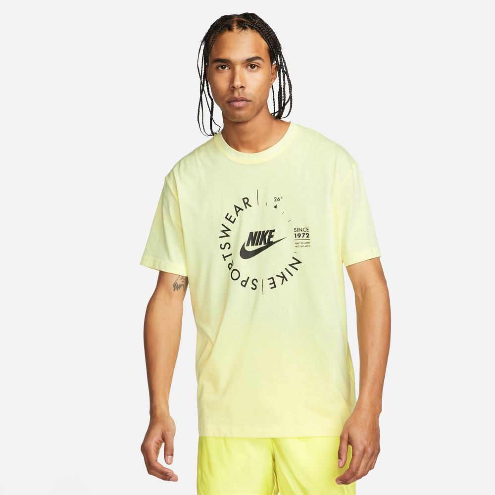 Yellow nike air shirt hotsell
