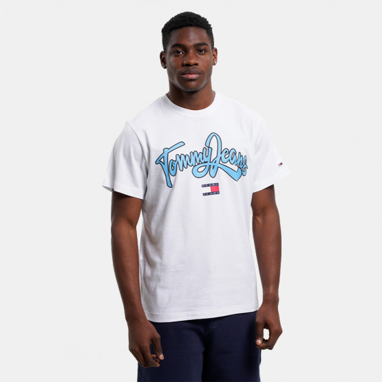 Tommy Jeans Tjm Reg College Pop Text Tee