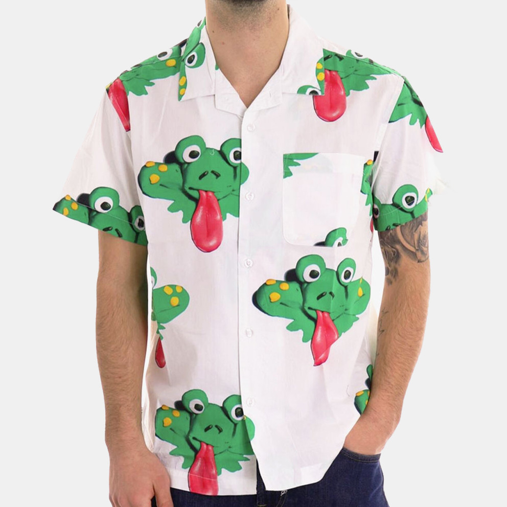 Obey Obey Frogman Woven Ανδρικό Κοντομάνικο Πουκάμισο (9000145945_18920)