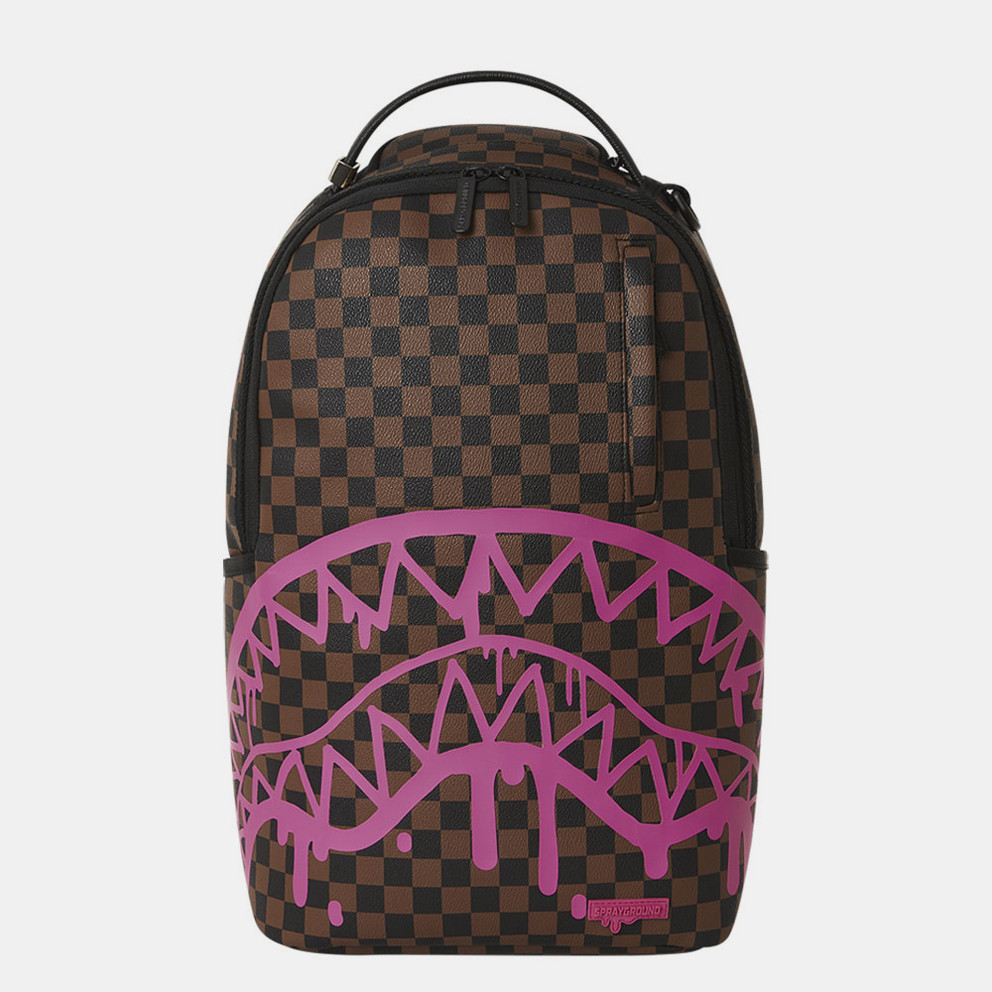 Sprayground Pink Drip Brown Check Dlx (9000148463_1523)