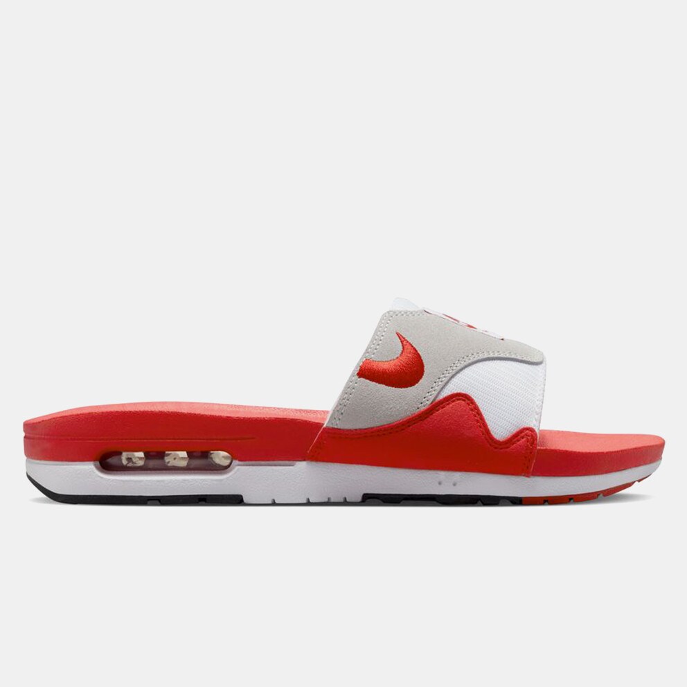 zijn pedaal openbaring Nike Air Max 1 Men's Slides Red DH0295-103