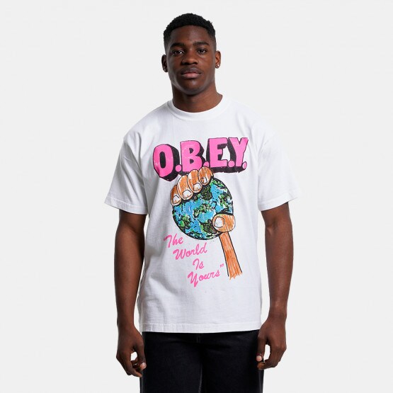 Obey The World Is Yours Heavyweight Men's T-Shirt