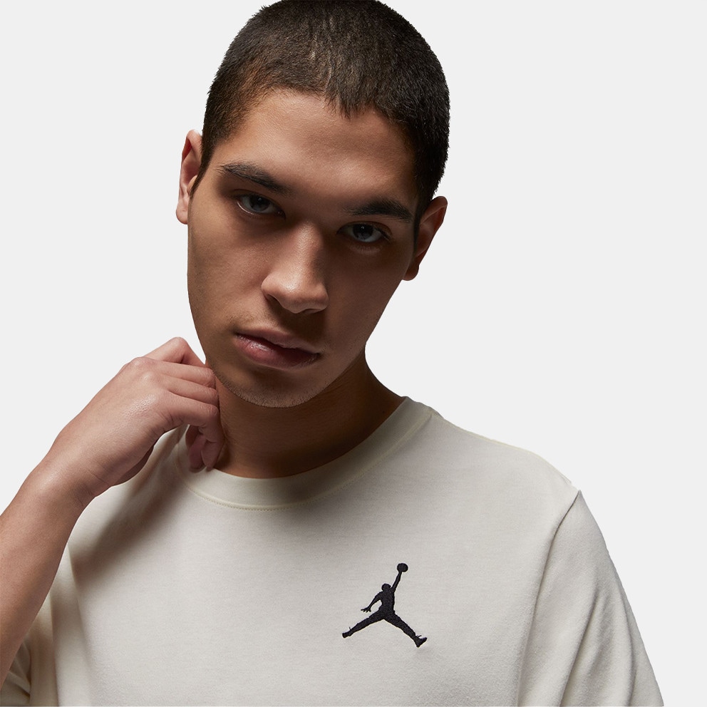 Jordan Jumpman Embroidered Men's T-Shirt Beige DC7485-110