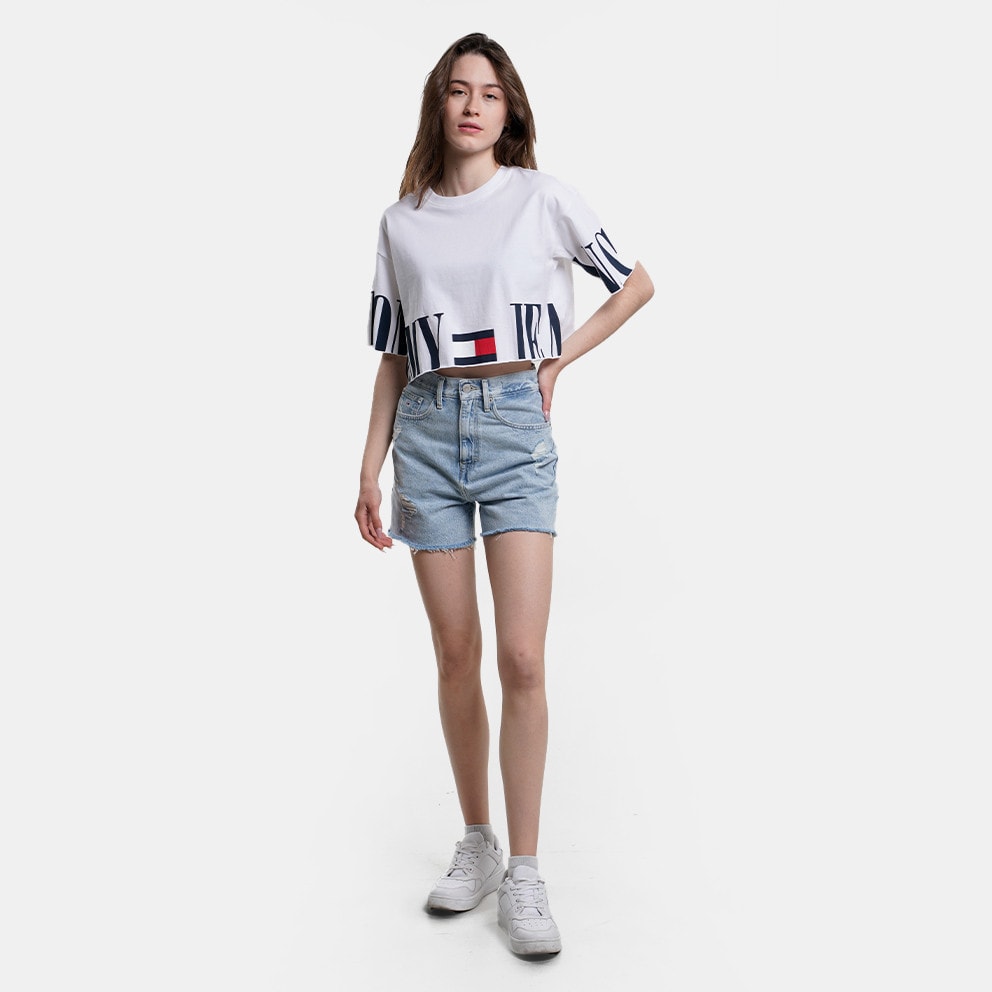 Tommy Jeans Skate Archive Γυναικείο Cropped T-shirt