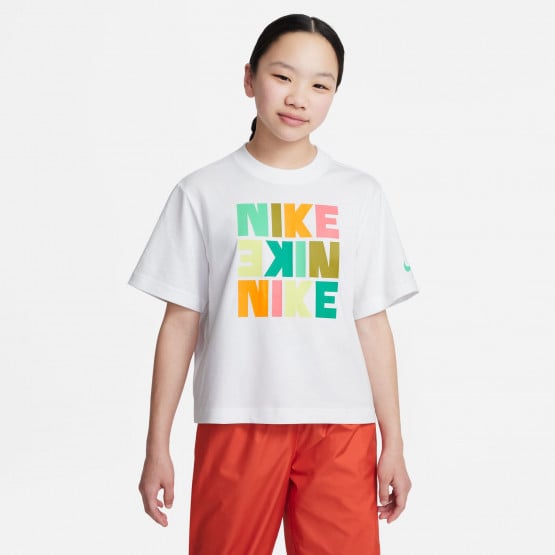 Nike Sportswear Boxy Print Kids' T-shirt