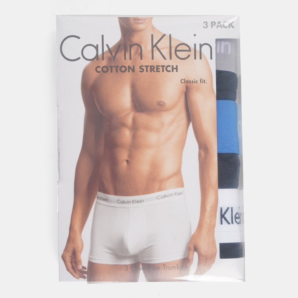 Calvin Klein Low Rise Trunk 3-Pack Ανδρικά Μποξεράκια