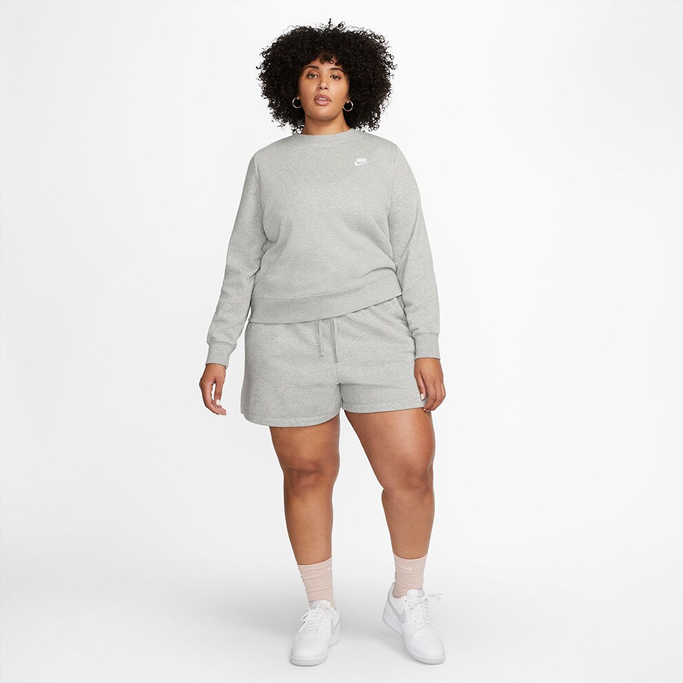 Nike Sportswear Club Fleece Γυναικείο Plus Size Σορτς