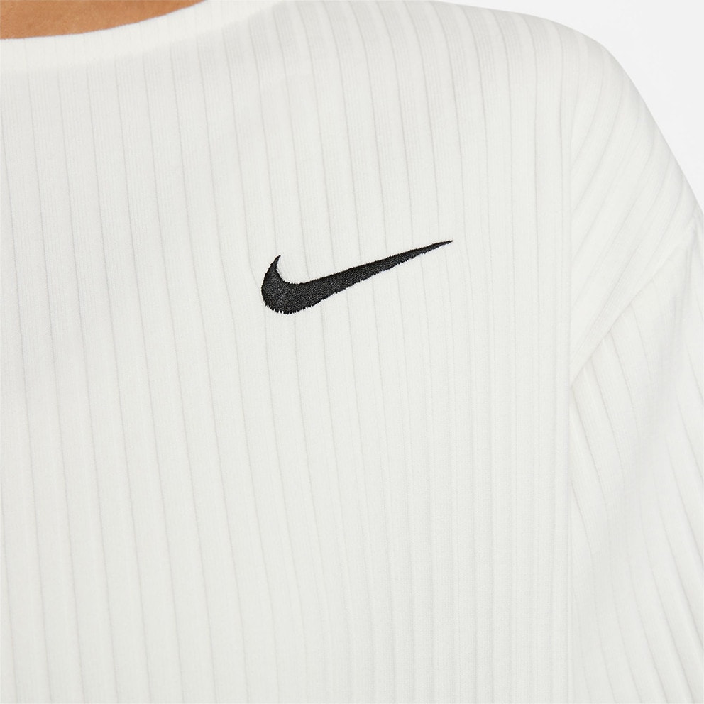 Nike Sportswear Rib Jersey Γυναικείο Cropped T-shirt