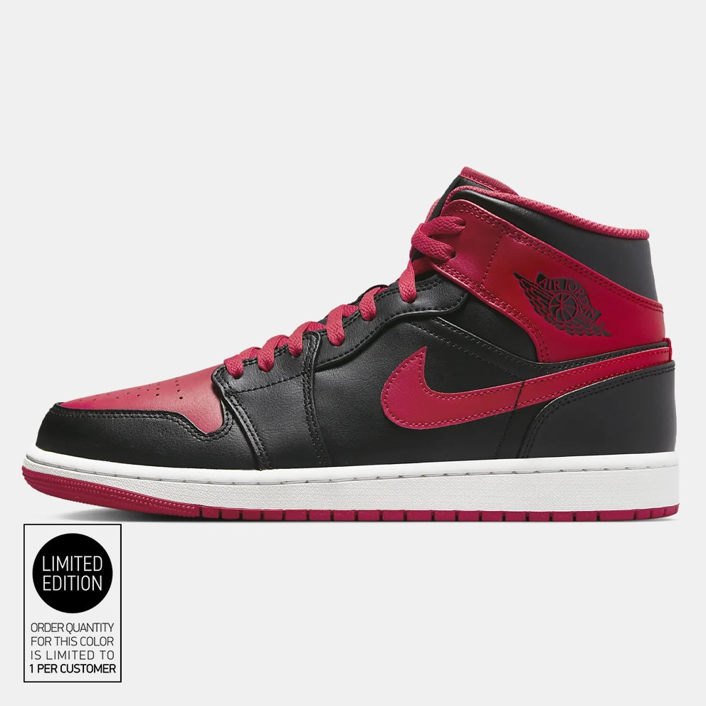 Jordan Air 1 Mid Ανδρικά Μποτάκια (9000145407_60273) ΜΑΥΡΟ