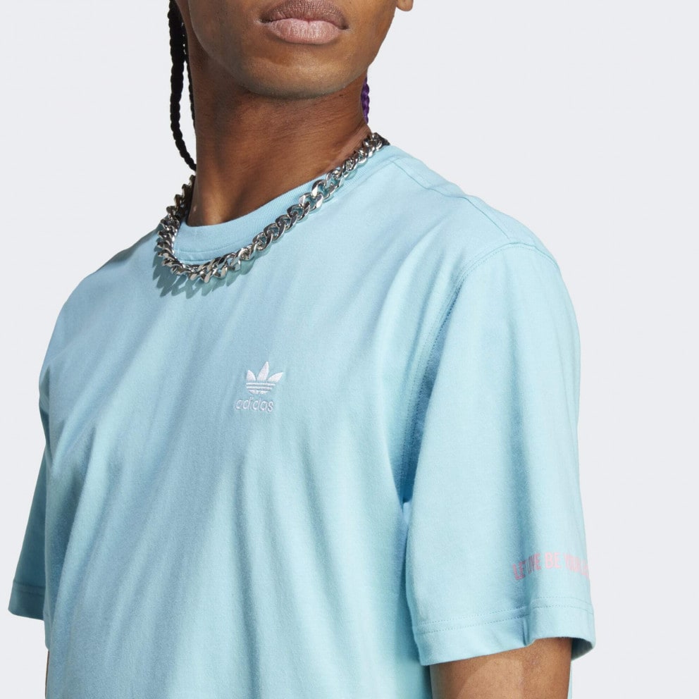 adidas Originals PRIDE RM Graphic Tee Light Aqua IU0054