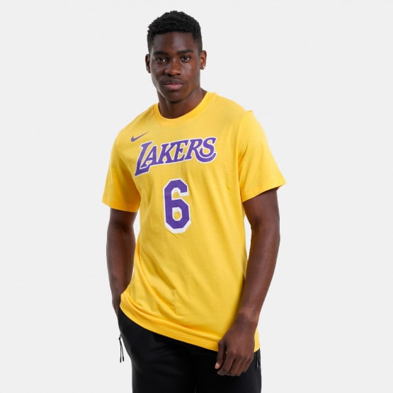 Nike Lakers NBA Labron James Men's T-shirt