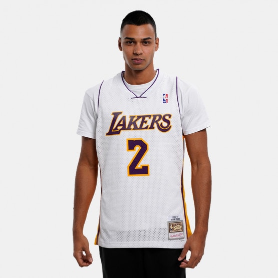 Mitchell & Ness Derek Fisher Los Angeles Lakers Alternate 2002-03 Swingman Men's Jersey