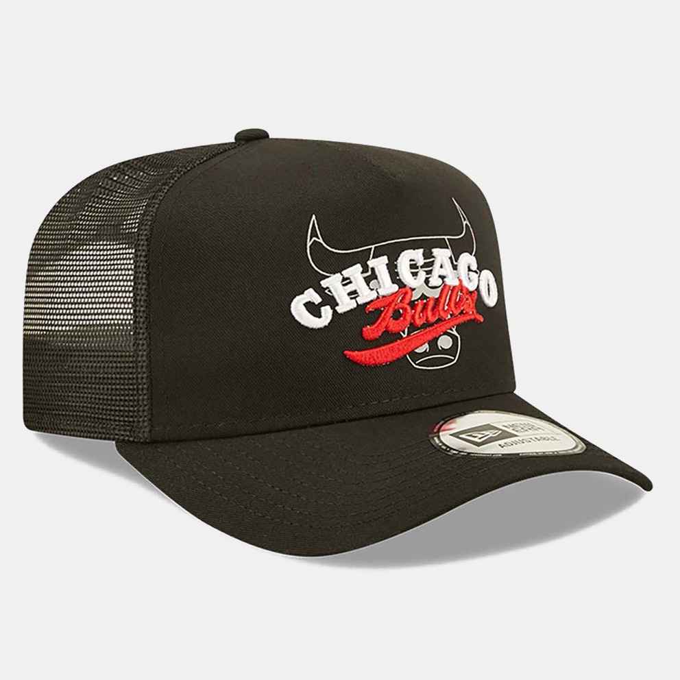 NEW ERA Logo Overlay Trucker Chibul  Blkwhi