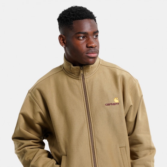 Carhartt WIP American Script Men s Jacket Beige I031686 1N3XX
