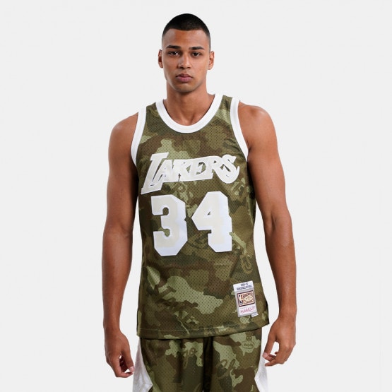 Mitchell & Ness NBA Ghost Green Camo Shaquille O'Neal 1996-97 Men's Jersey