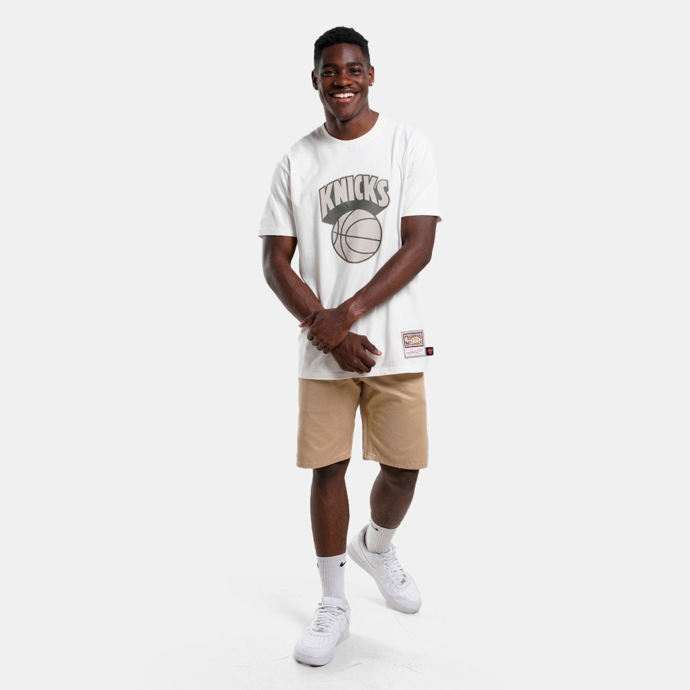 Mitchell & Ness NBA New York Knicks Off White Men's T-shirt