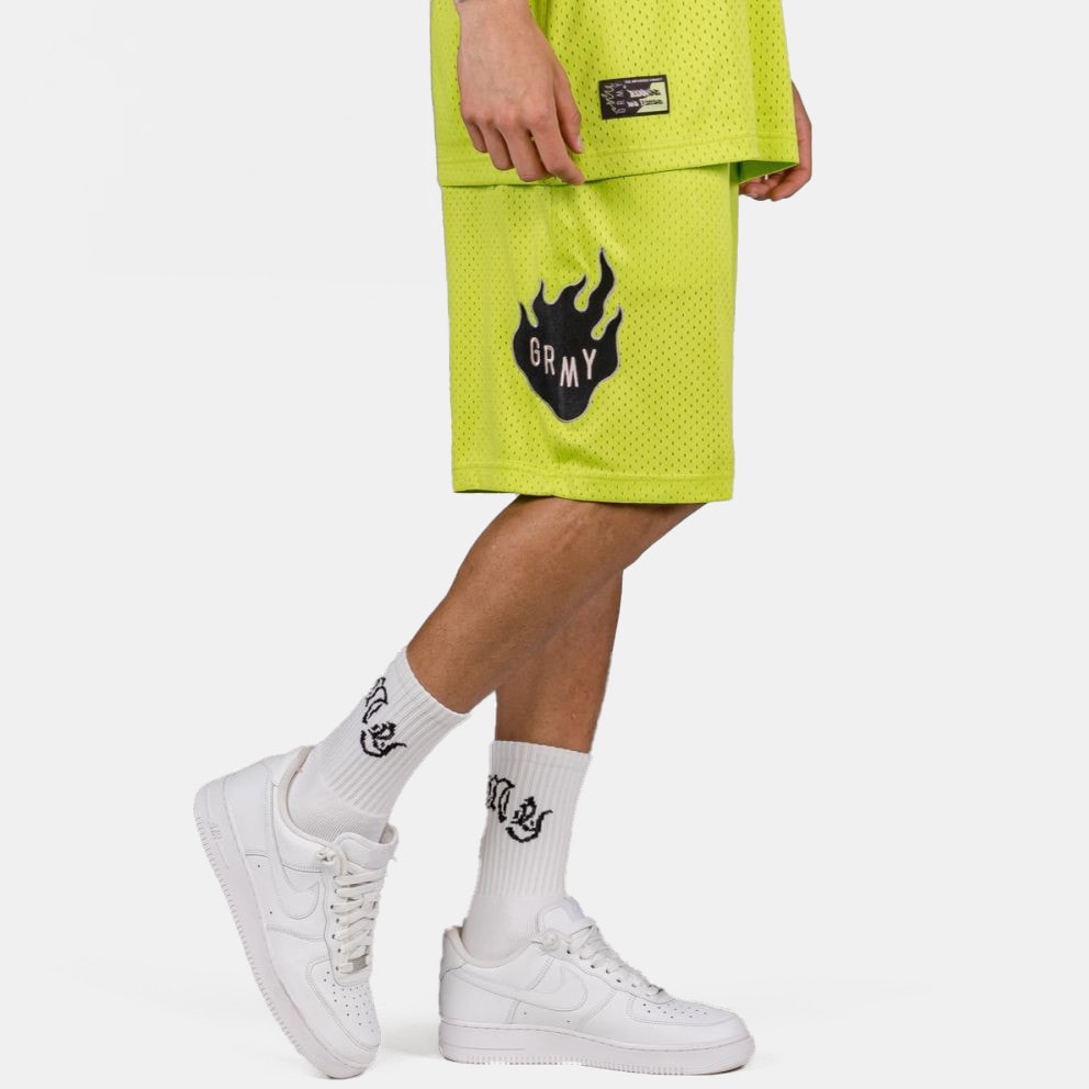 Grimey Cloven Tongues Mesh Basket Shorts