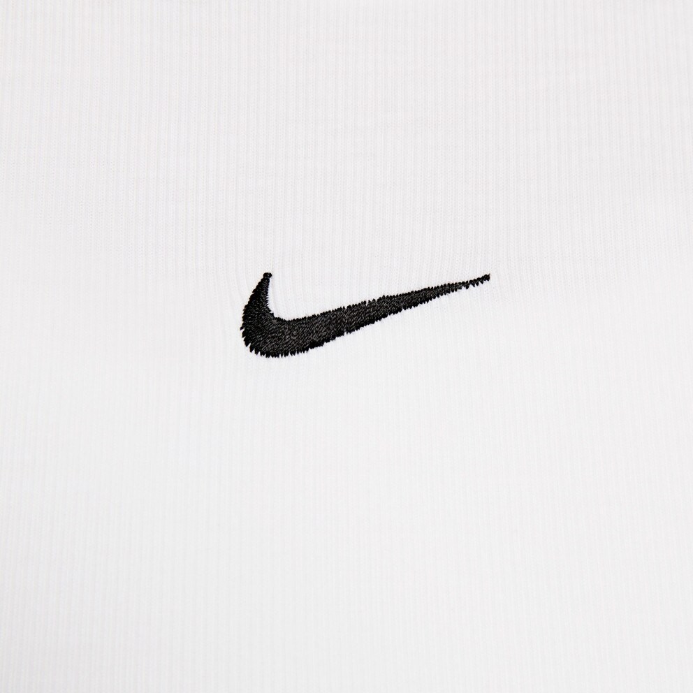 Nike Sportswear Essential Rib Cropped Γυναικεία Αμάνικη Μπλούζα