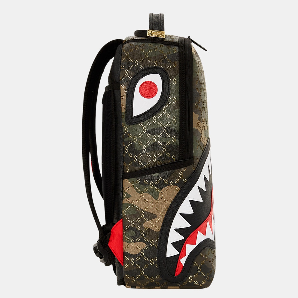 Sprayground $ Pattern Over Camo Unisex Backpack