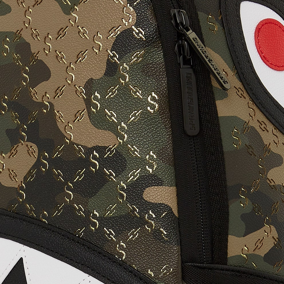 Sprayground $ Pattern Over Camo Unisex Backpack