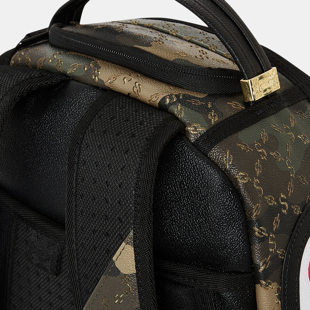 Sprayground $ Pattern Over Camo Unisex Backpack