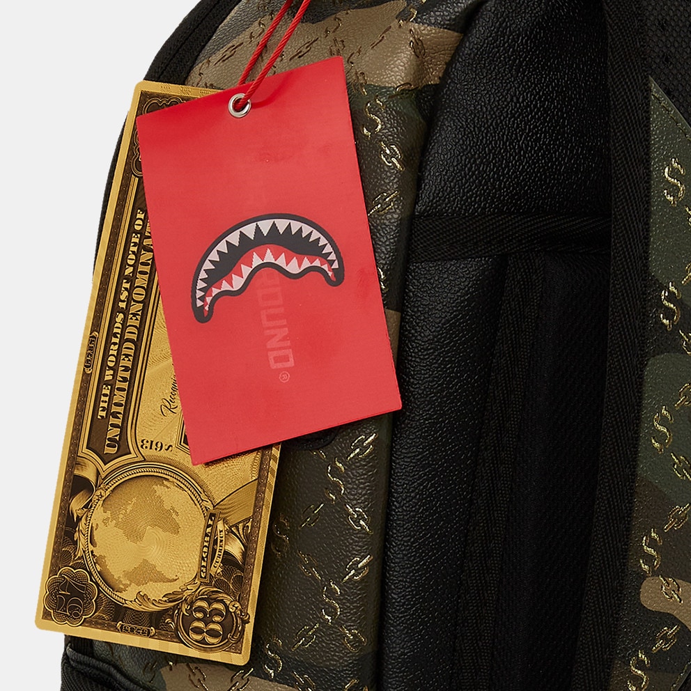 Sprayground $ Pattern Over Camo Unisex Backpack