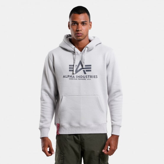 Alpha Industries Basic Ανδρική Μπλούζα με Κουκούλα