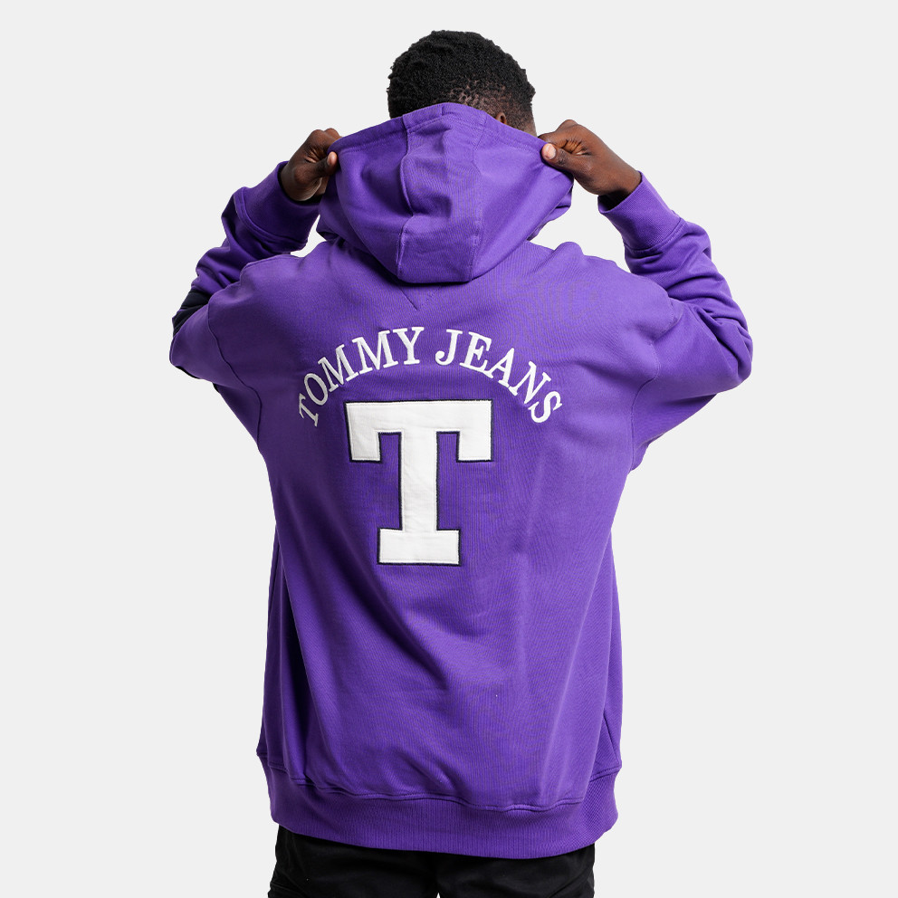 Tommy Jeans Letterman Oversize Fit Ανδρική Μπλούζα με Κουκούλα (9000152565_70193) φωτογραφία