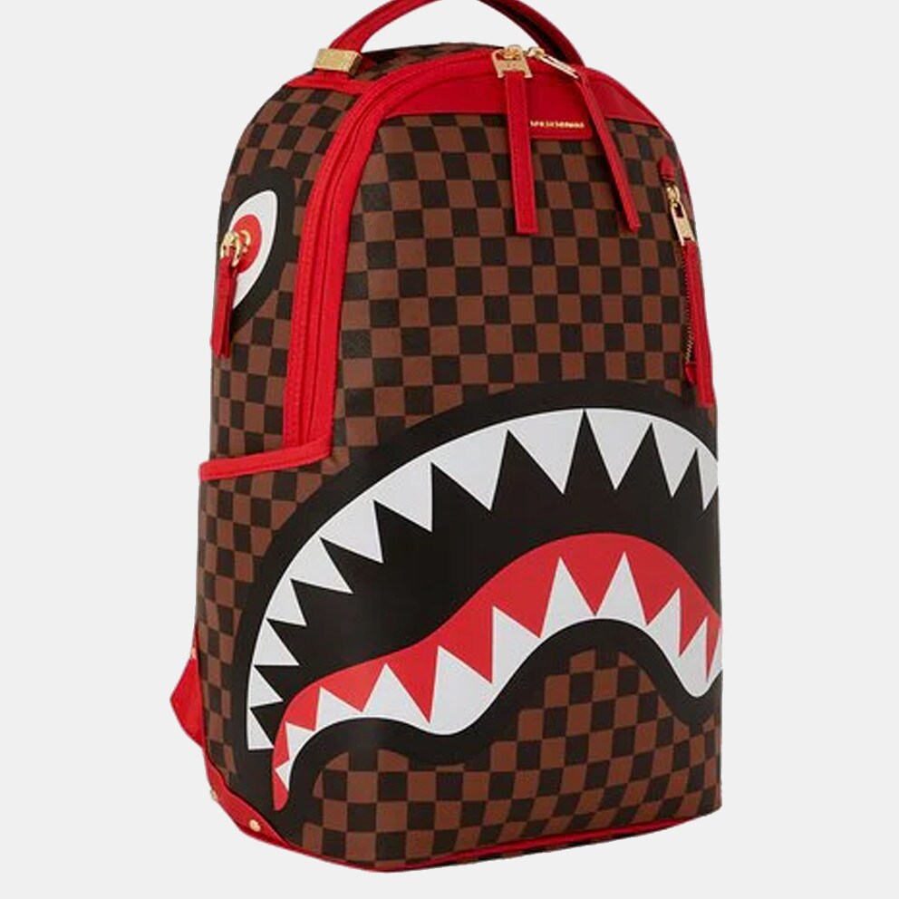 Sprayground Red Sharks In Paris Unisex Backpack 20L