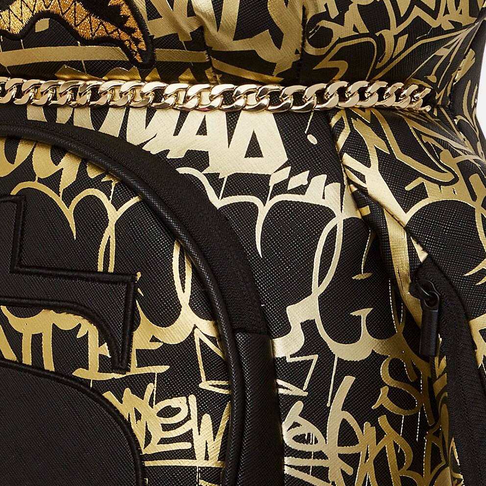 Sprayground Half Graff Gold Bear Unesex Σακίδιο Πλάτης 34L