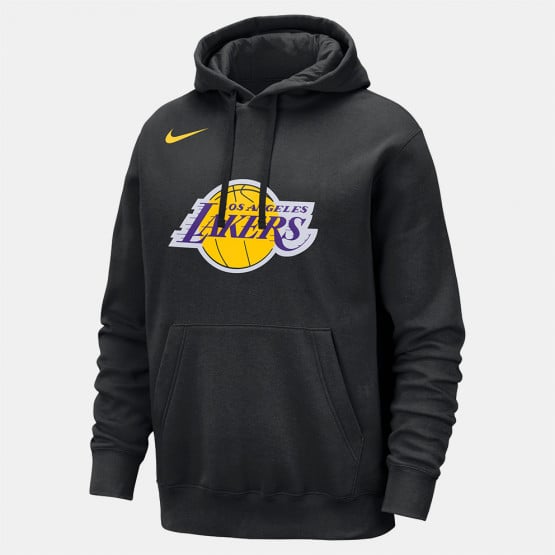 Nike NBA Los Angeles Lakers Club Ανδρική Μπλούζα με Κουκούλα