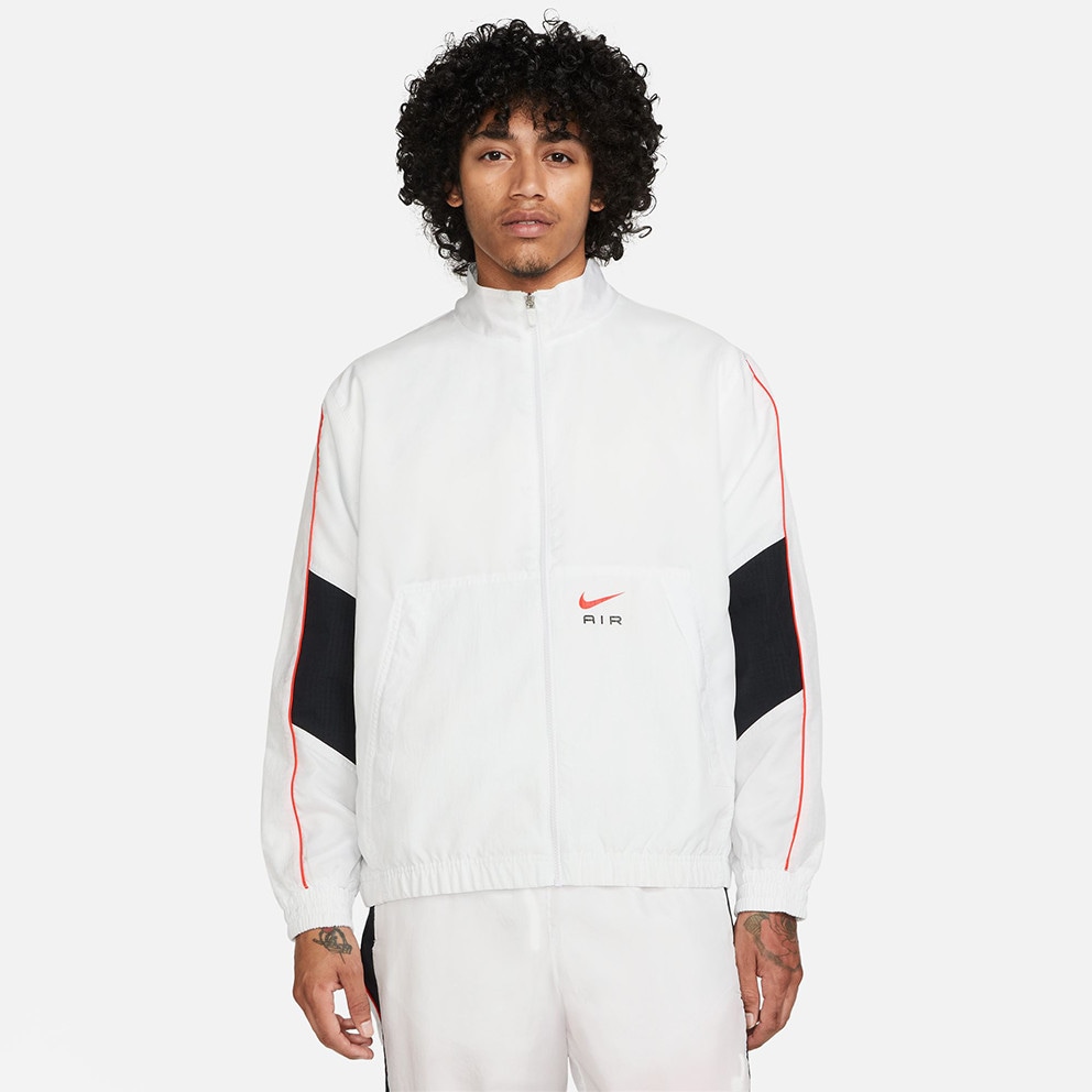 White nike tracksuit top hotsell