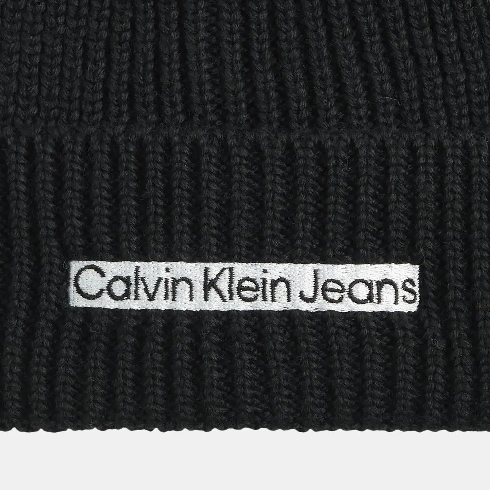 Calvin Klein Institutional Patch Beanie