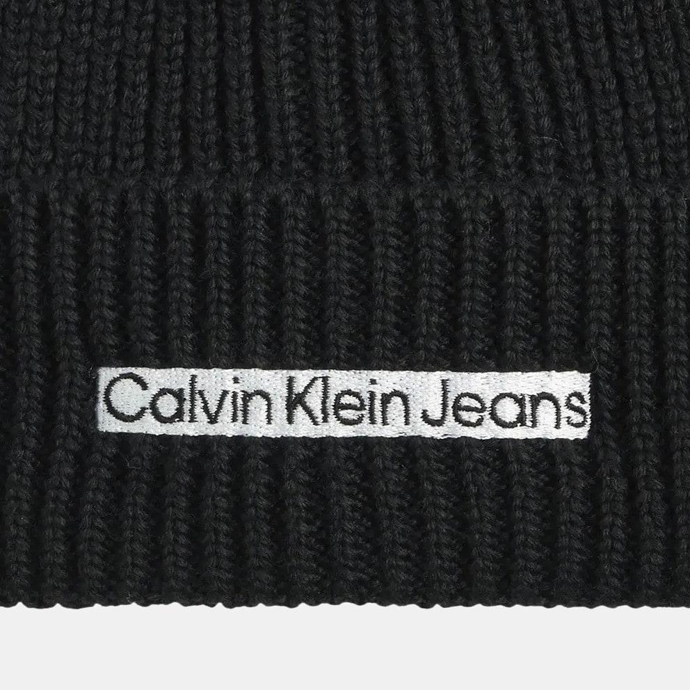 Calvin Klein Institutional Patch Beanie