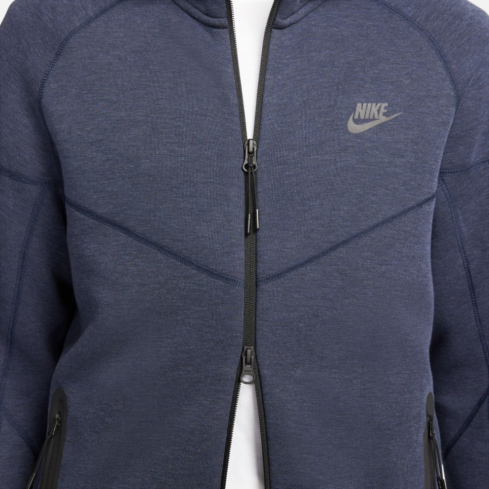 Nike M Nk Tch Flc Fz Wr Hoodie OBSIDIANHEATHER/BLACK FB7921-473