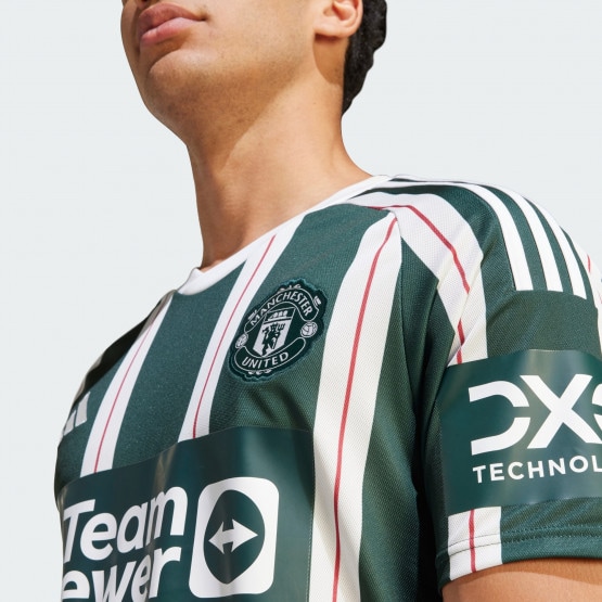adidas Manchester United 23 24 Away Men s Footbal Jersey Green HR3675