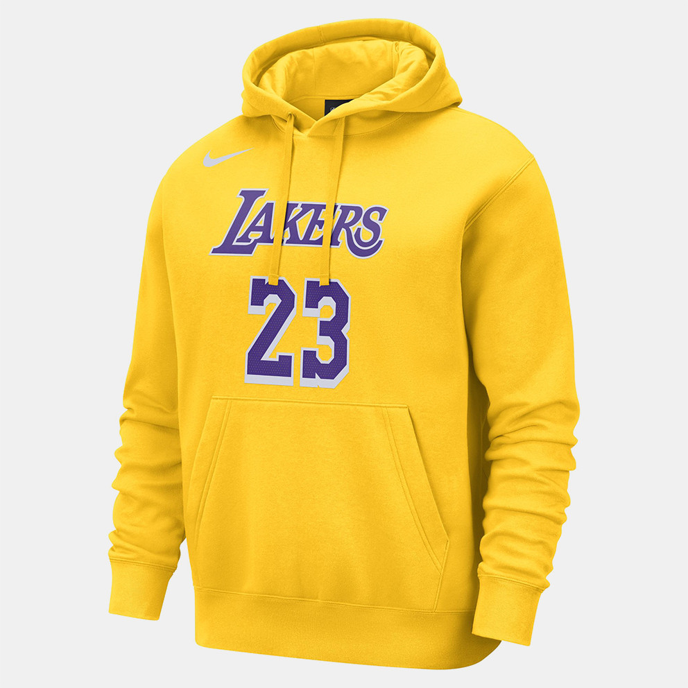 Nike Nike NBA Los Angeles Lakers Club Ανδρικό Φούτερ με Κουκούλα (9000151524_70071)