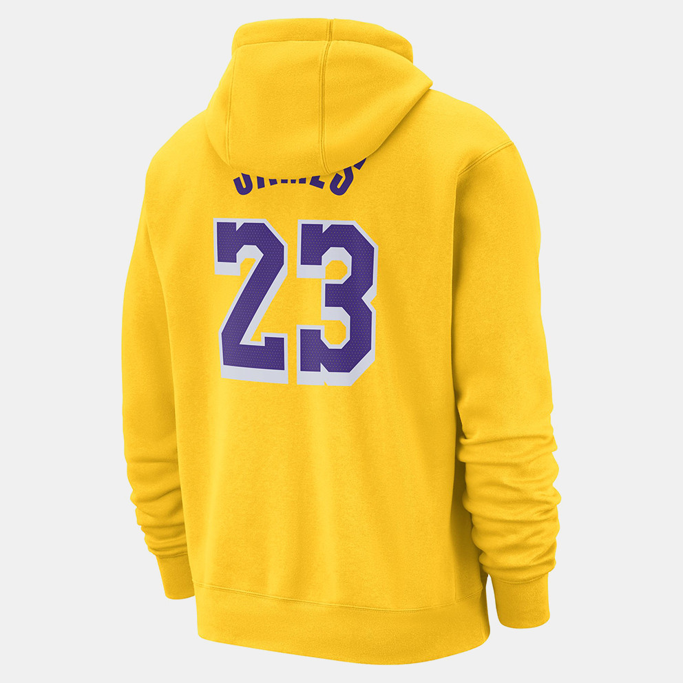 Nike NBA Los Angeles Lakers Club Ανδρικό Φούτερ με Κουκούλα (9000151524_70071) φωτογραφία