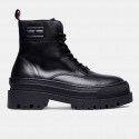 Tommy Jeans Leather Foxing Lace Up Ανδρικά Μποτάκια