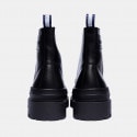 Tommy Jeans Leather Foxing Lace Up Ανδρικά Μποτάκια