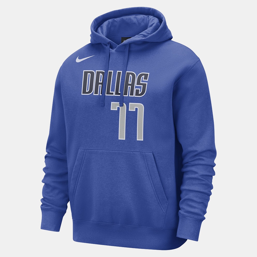 Nike NBA Dallas Mavericks Essentials Ανδρική Μπλούζα με Κουκούλα