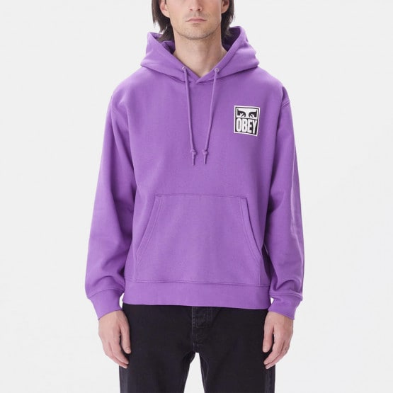 Obey Eyes Icon Hood Premium Ανδρική Μπλούζα με Κουκούλα