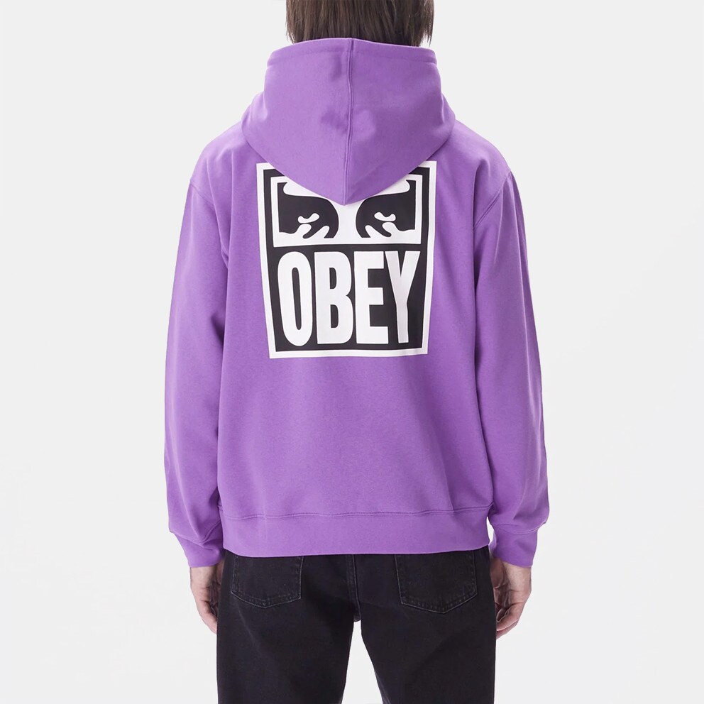 Obey Eyes Icon Hood Premium Ανδρική Μπλούζα με Κουκούλα