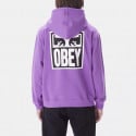 Obey Eyes Icon Hood Premium Ανδρική Μπλούζα με Κουκούλα