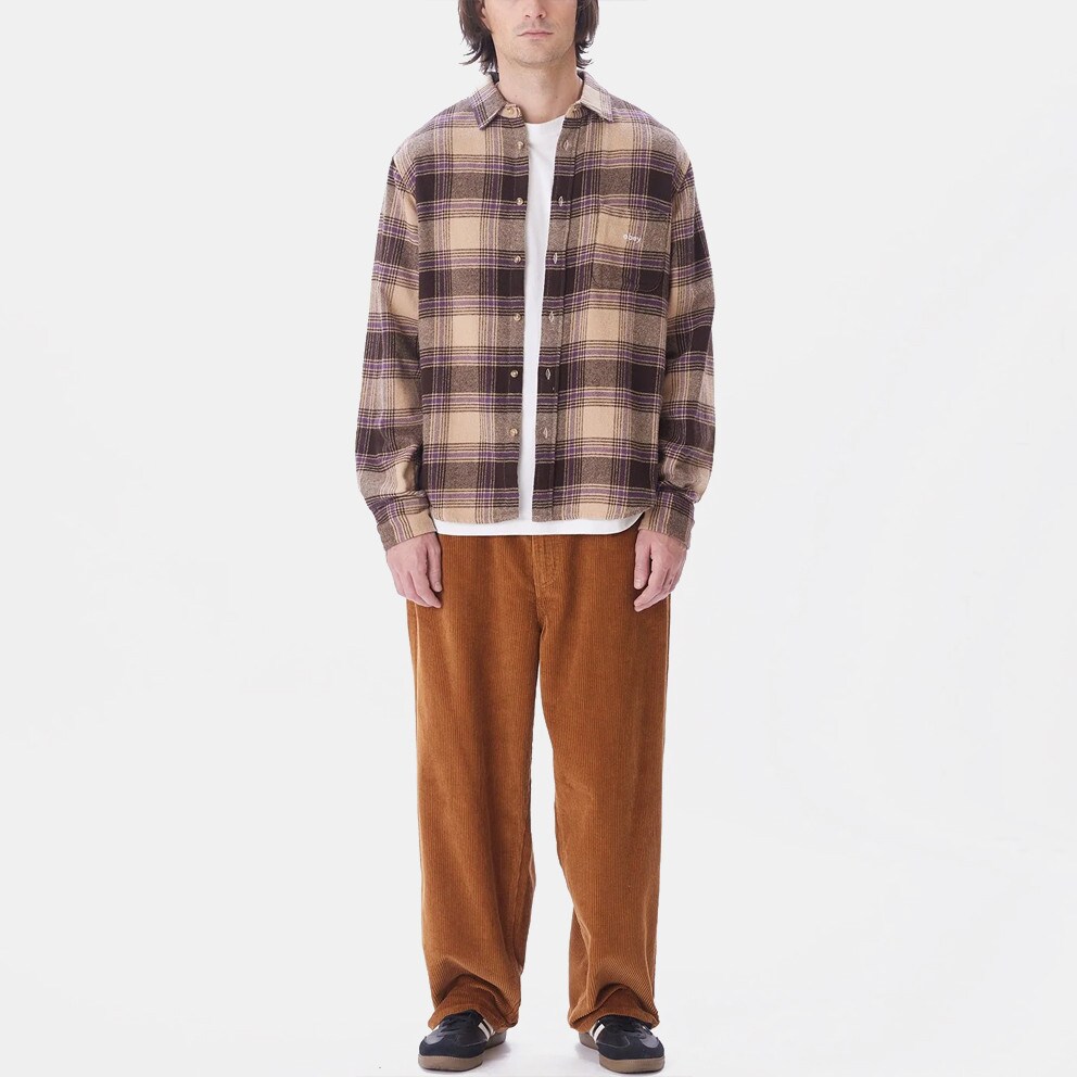 Obey Alex Woven Longsleeve Regular Fit Ανδρικό Πουκάμισο
