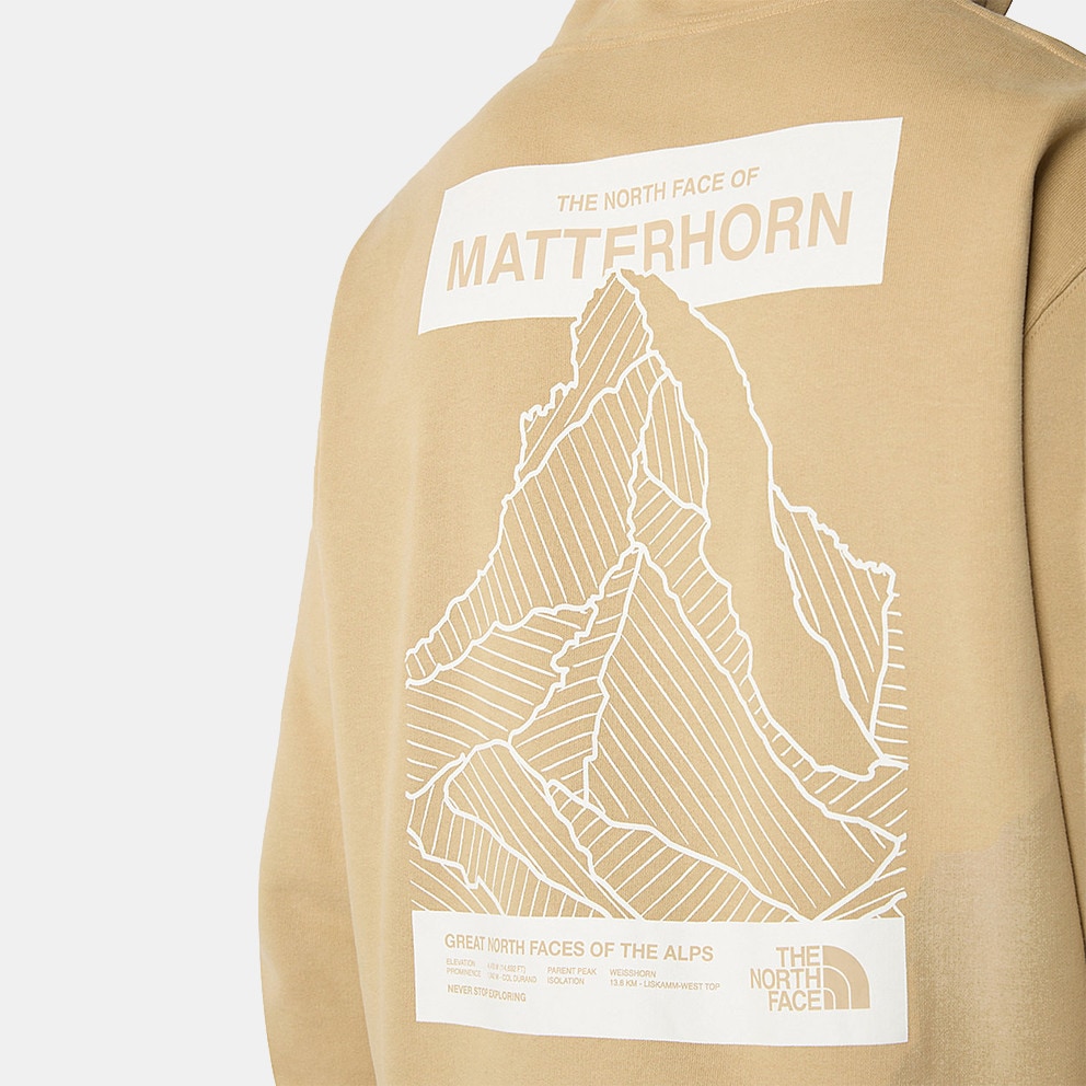 The North Face Matterhorn Logo Printed Ανδρική Μπλούζα με Κουκούλα